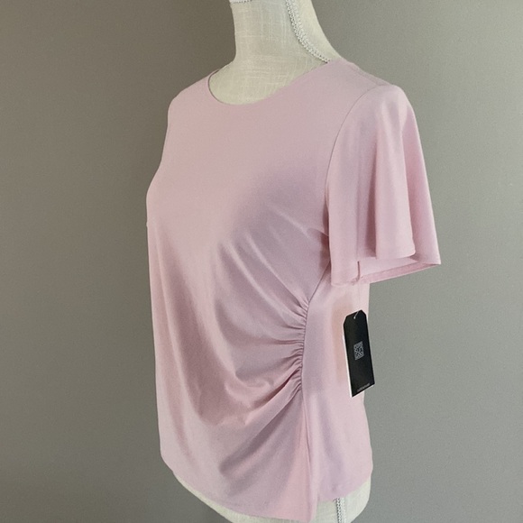 Clara Sun Woo Rose Side Cinched Top - Picture 4 of 5